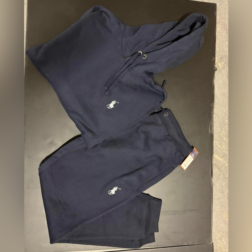 Polo Hoodie and Sweatpants Sets